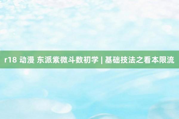 r18 动漫 东派紫微斗数初学 | 基础技法之看本限流